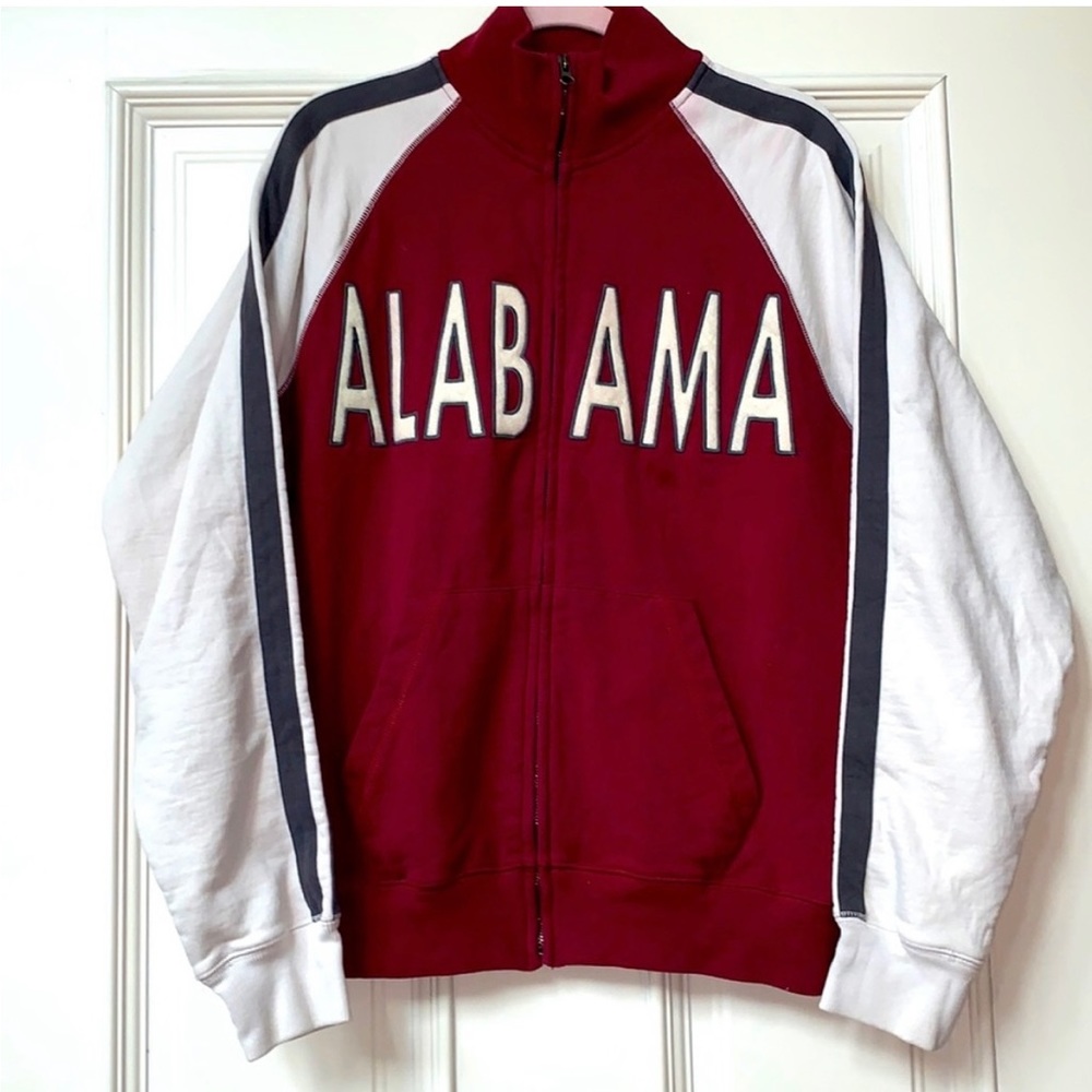 Alabama Vintage Look Front Zip Jacket